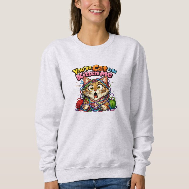 Sudadera de gatito kawaii adorable (Anverso)