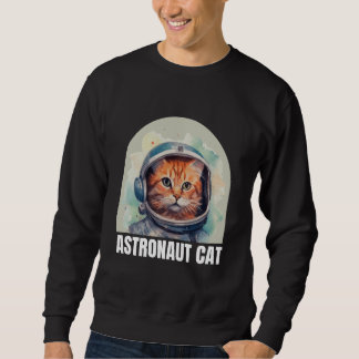 Sudadera de gato astronauta