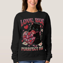 Sudadera de gato Bug de San Valentín – Gato divert