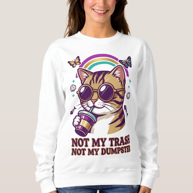 Sudadera de gato descarado (Anverso)