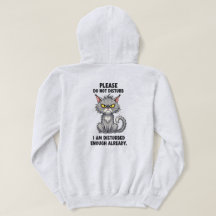 Sudadera de Gato Enojado y Lindo