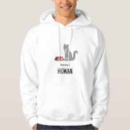 Sudadera de gato esmoquin gris