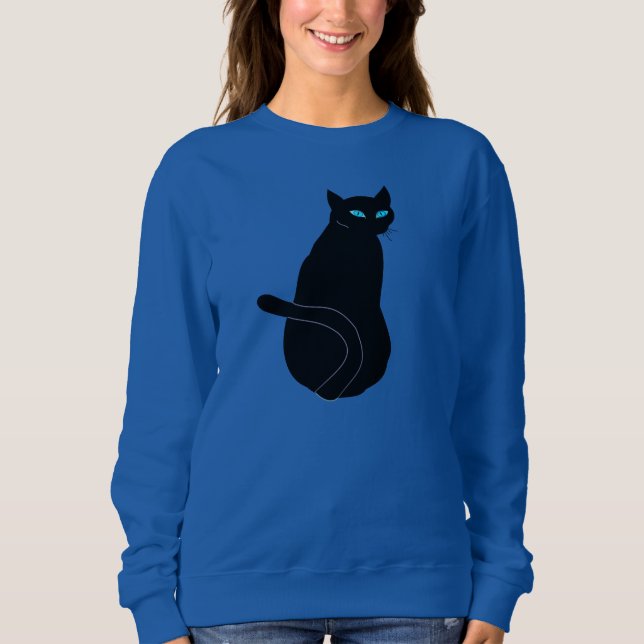 Sudadera de gato negro (Anverso)