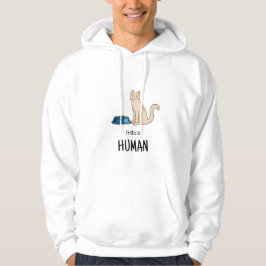 Sudadera de gato persa beige