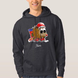 Sudadera DE/GB Weihnachtshoodie Igel/Christmas hoodie hedg.