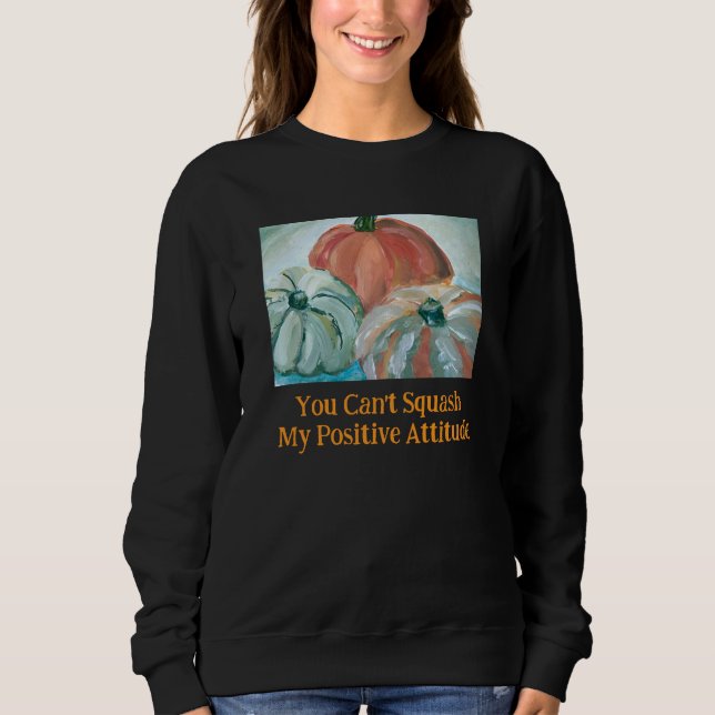 Sudadera de Halloween con Calabaza Positiva  (Anverso)