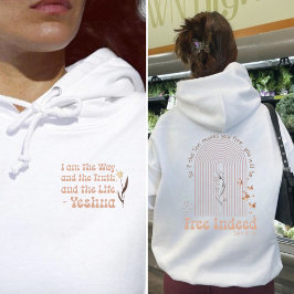 Sudadera De hecho libre en Jesús boho arcoiris floral crist