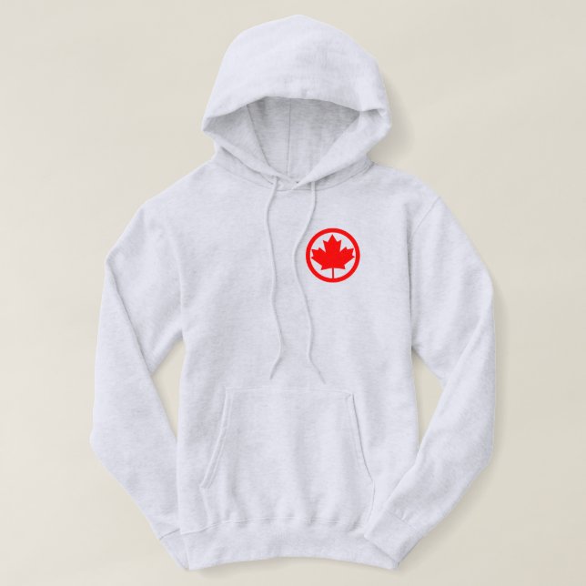 Sudadera de hoja de arce de Canadá (Diseño del anverso)