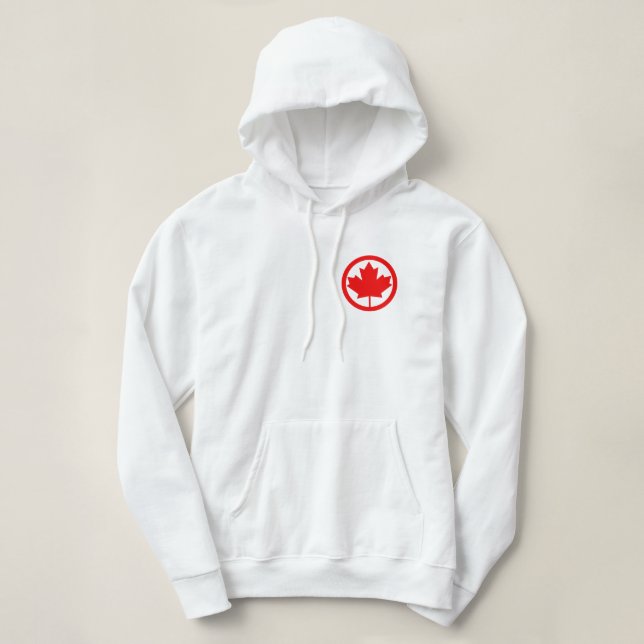 Sudadera de hoja de arce de Canadá (Diseño del anverso)