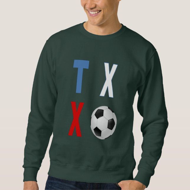 Sudadera de hombre bosque profundo TEXAS  SPORT  (Anverso)