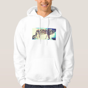 SUDADERA DE HOMBRE DE LEOPARDO DE LAS NIEVES
