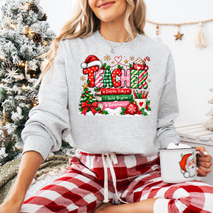 Sudadera de inspiración para maestros en Navidad