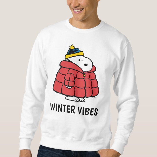 Sudadera de invierno de Snoopy con abrigo inflado (Anverso)