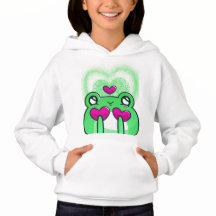 Sudadera de kawaii de rana