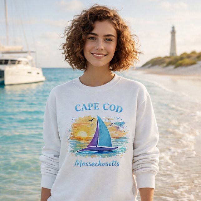 Sudadera de la costa de la playa linda de Cape Cod (Subido por el creador)