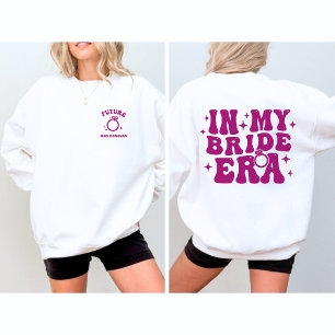 Sudadera de la era de mi novia personalizada