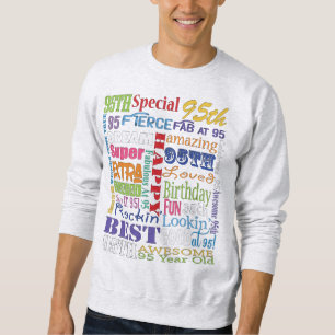 Sudadera De la fiesta regalos únicos y 95.os de cumpleaño