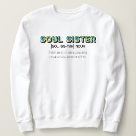Sudadera de la hermana del alma para regalos de la