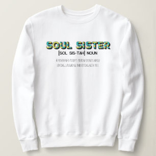 Sudadera de la hermana del alma para regalos de la