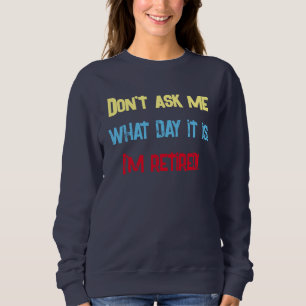 Sudadera De La Marina Para Mujeres Jubiladas