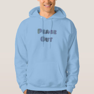 Sudadera De la paz letras espirales hacia fuera
