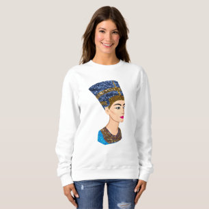 sudadera de la reina egipcia nefertiti