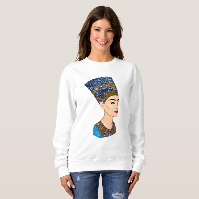 sudadera de la reina egipcia nefertiti (Anverso completo)