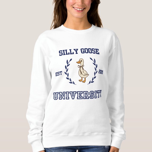 Sudadera de la Universidad Silly Goose (Anverso)