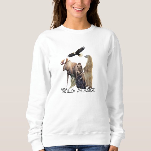 Sudadera de la vida silvestre de Alaska (Anverso)