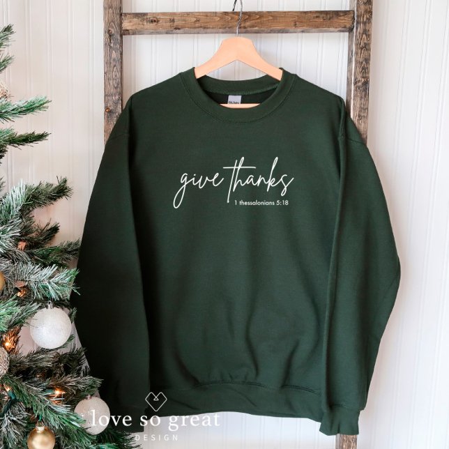 Sudadera Dé las gracias al Día de Acción de Gracias cristia (Subido por el creador)
