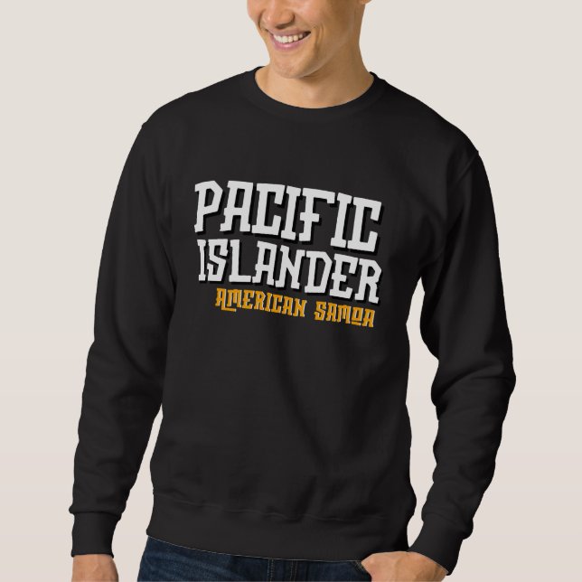 Sudadera de las Islas del Pacífico de Samoa Americ (Anverso)