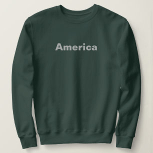 Sudadera de las mujeres verdes de Estados Unidos