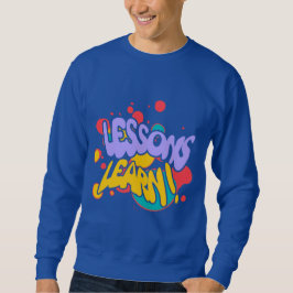 SUDADERA DE LECCIONES DE HOMBRES DE SALPICADURA DE