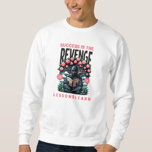 SUDADERA DE LECCIONES DE VENGANZA DE ÉXITO PARA HO (Anverso)