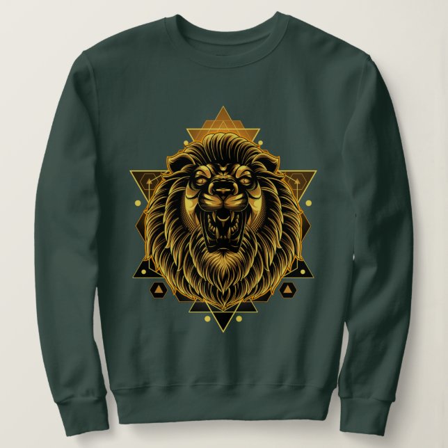 Sudadera de León Esotérica (Anverso del diseño)