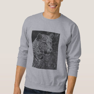 Sudadera De Leopardo Blanco Y Negro