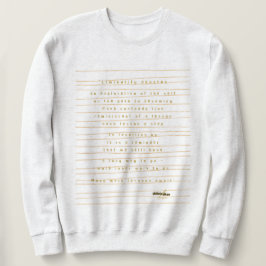 Sudadera de Liminalidad por el poeta Adiela Akoo