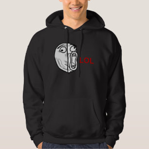 Sudadera De LOL de la risa cara ruidosa Meme de la rabia
