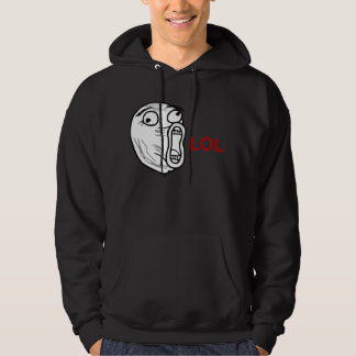 Sudadera De LOL de la risa cara ruidosa Meme de la rabia