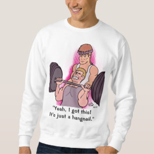 Sudadera de los hombres de la cola