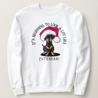 Sudadera de los Navidades de KiniArt Dachshund