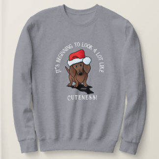 Sudadera de los Navidades de KiniArt Dachshund