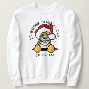 Sudadera de los Navidades del Tigre de KiniArt