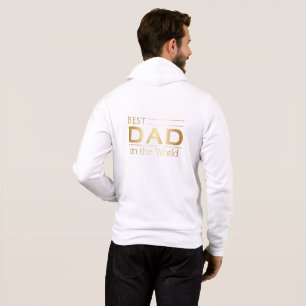Sudadera de lujo para el mejor papá de oro