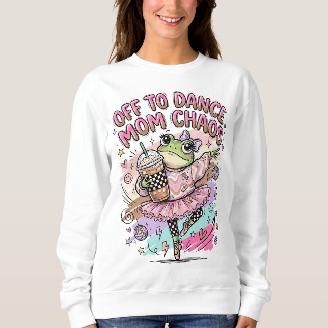 Sudadera de mamá de baile (Anverso)