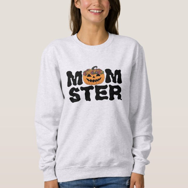 Sudadera de mami Halloween (Anverso)