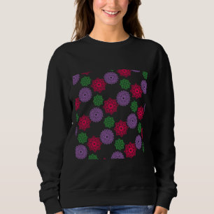 Sudadera De Mandala De Lujo Patrón Sin Maravilla Mandal Ado