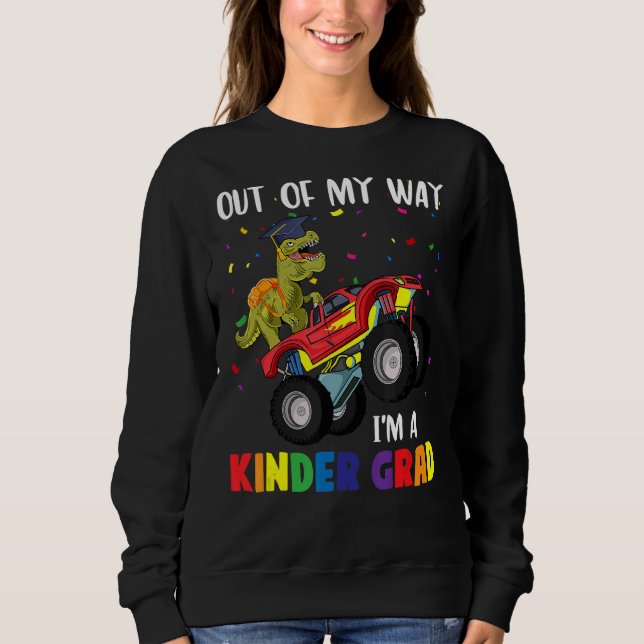 Sudadera De mi manera, soy un graduado de primaria (Anverso)