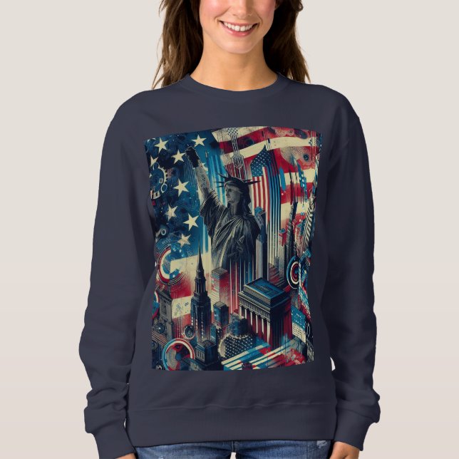 Sudadera de moda de Estados Unidos – Streetwear Pr (Anverso)
