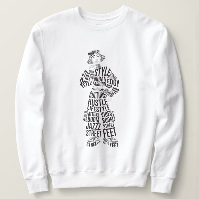 Sudadera de moda Hip-Hop (Anverso del diseño)